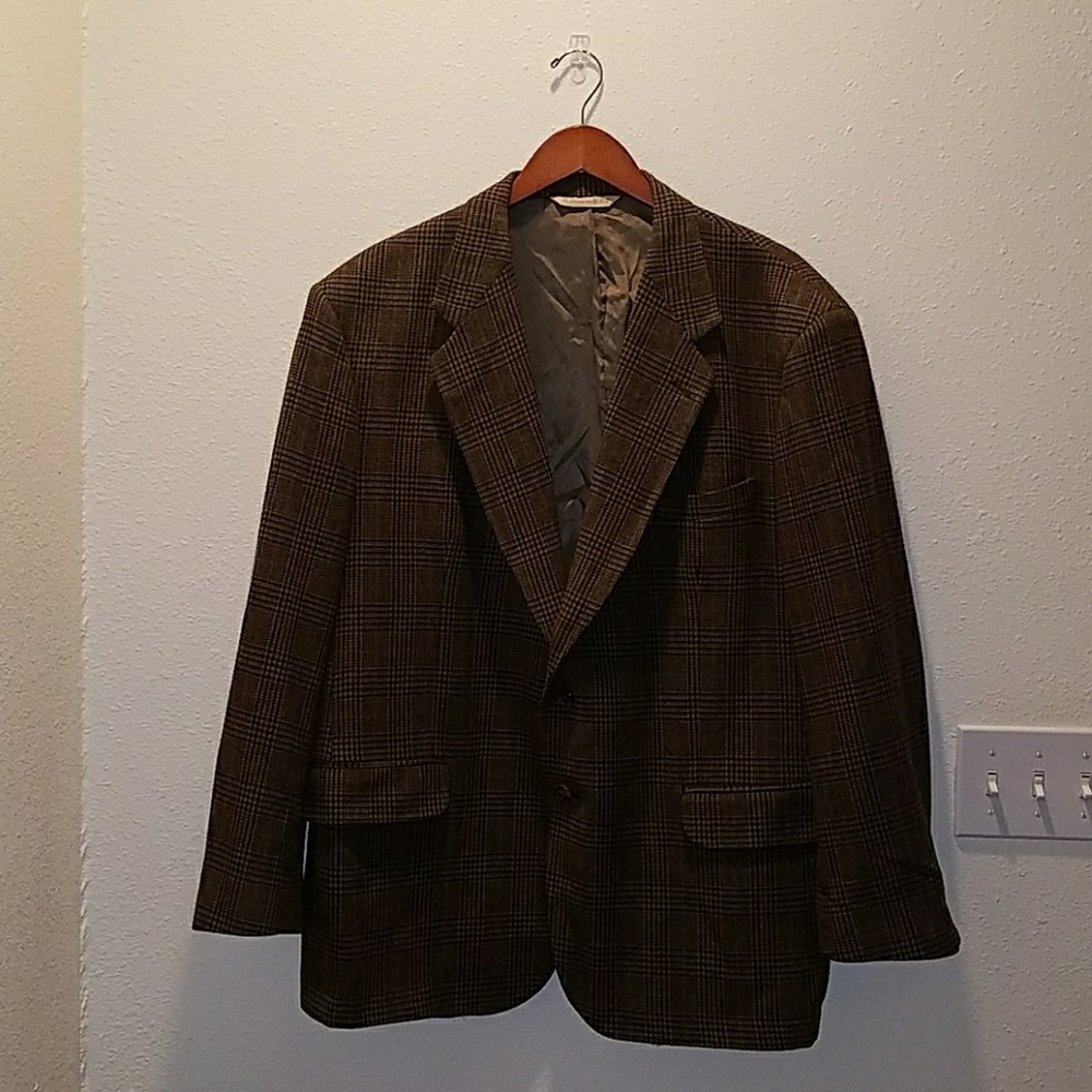 Options by Stafford Plaid Coat
